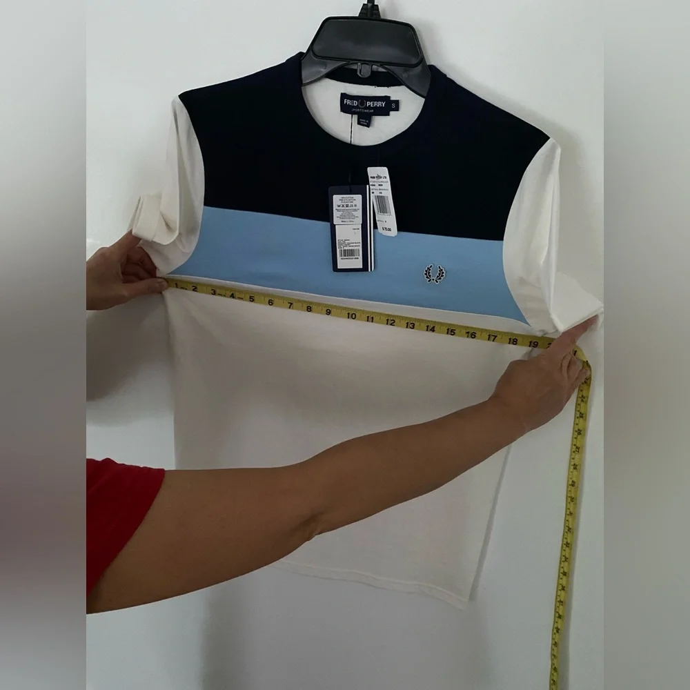 Men’s Fred Perry Colorblock T-Shirt - Casual Streetwear - Picture 14 of 16